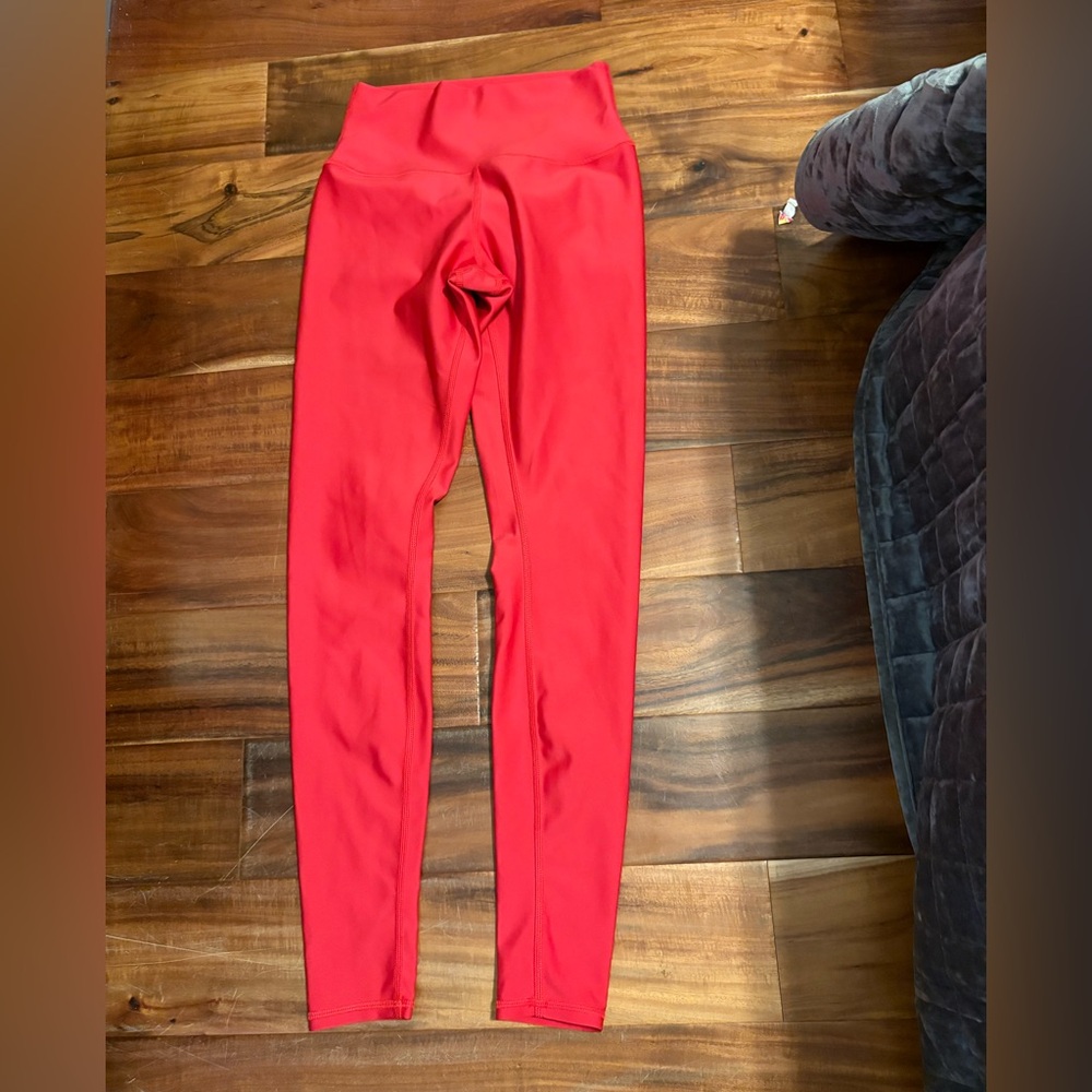 ALO Yoga Red High-Waist Leggings